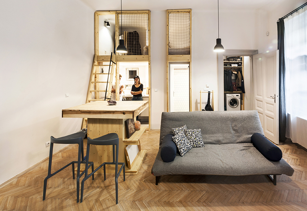 micri livework apartment in downtown budapest-0