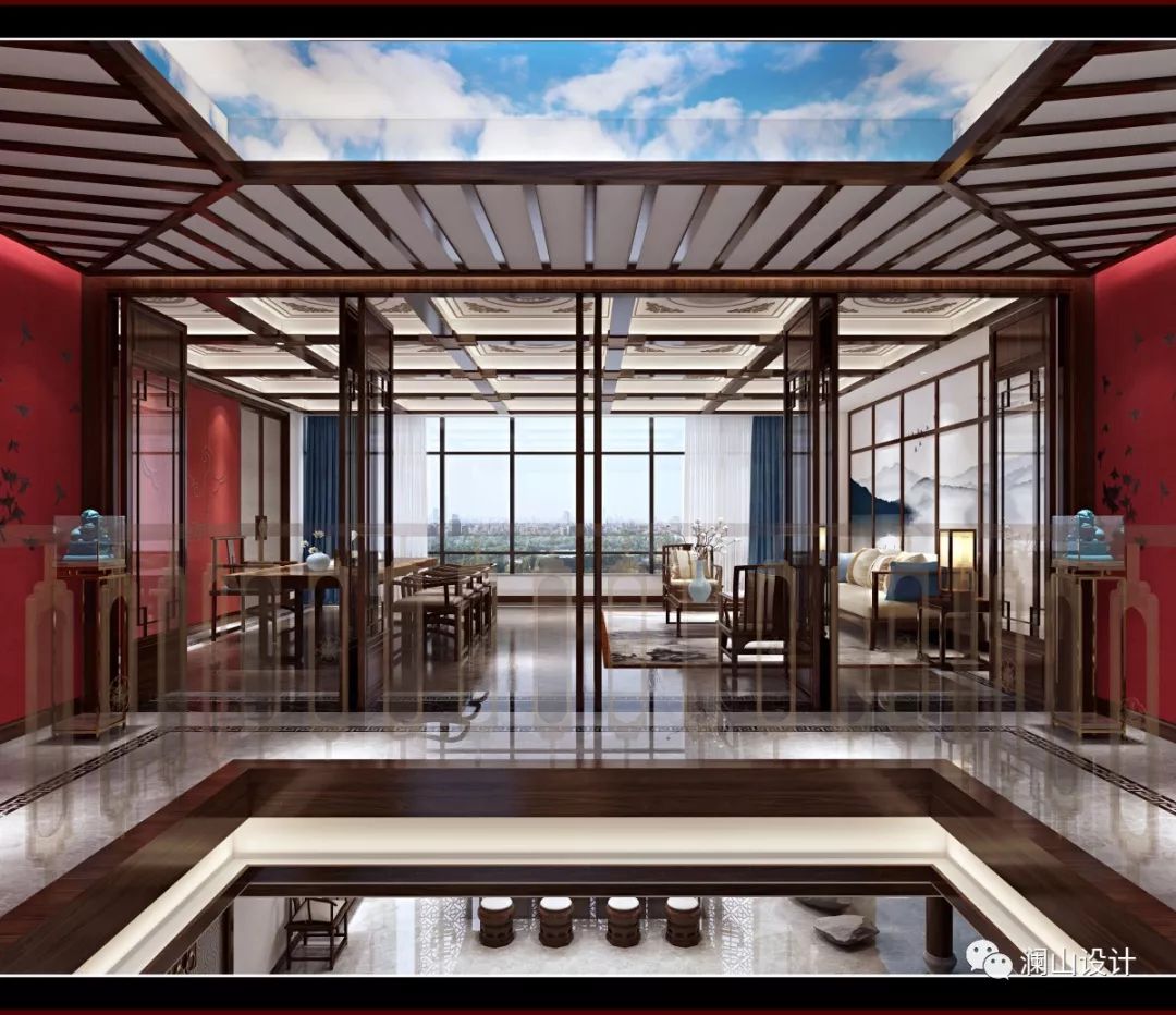 澜山设计 | 泉会所,古雅大方的中式空间-25