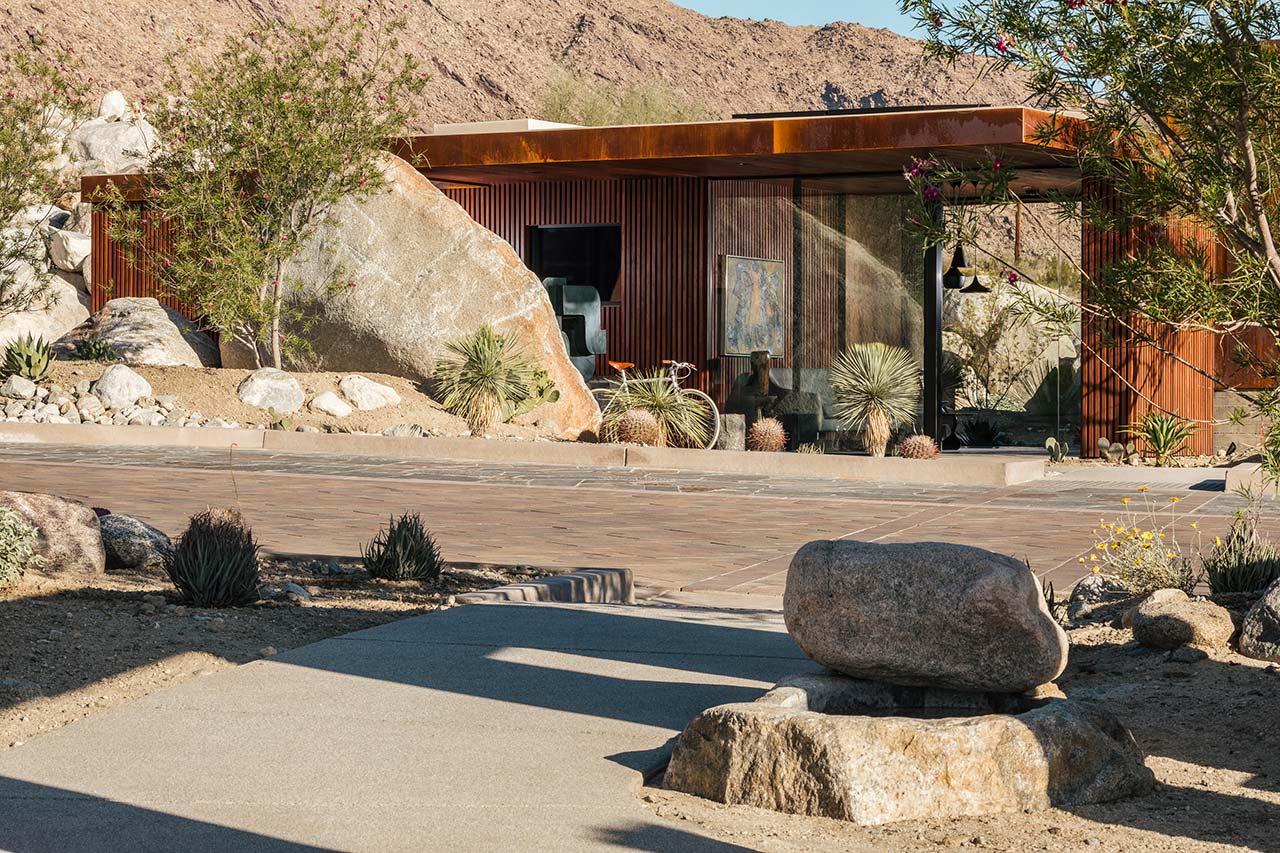 The Desert Palisades Guardhouse by Studio AR+D Architects in Coachella Valley, California-11