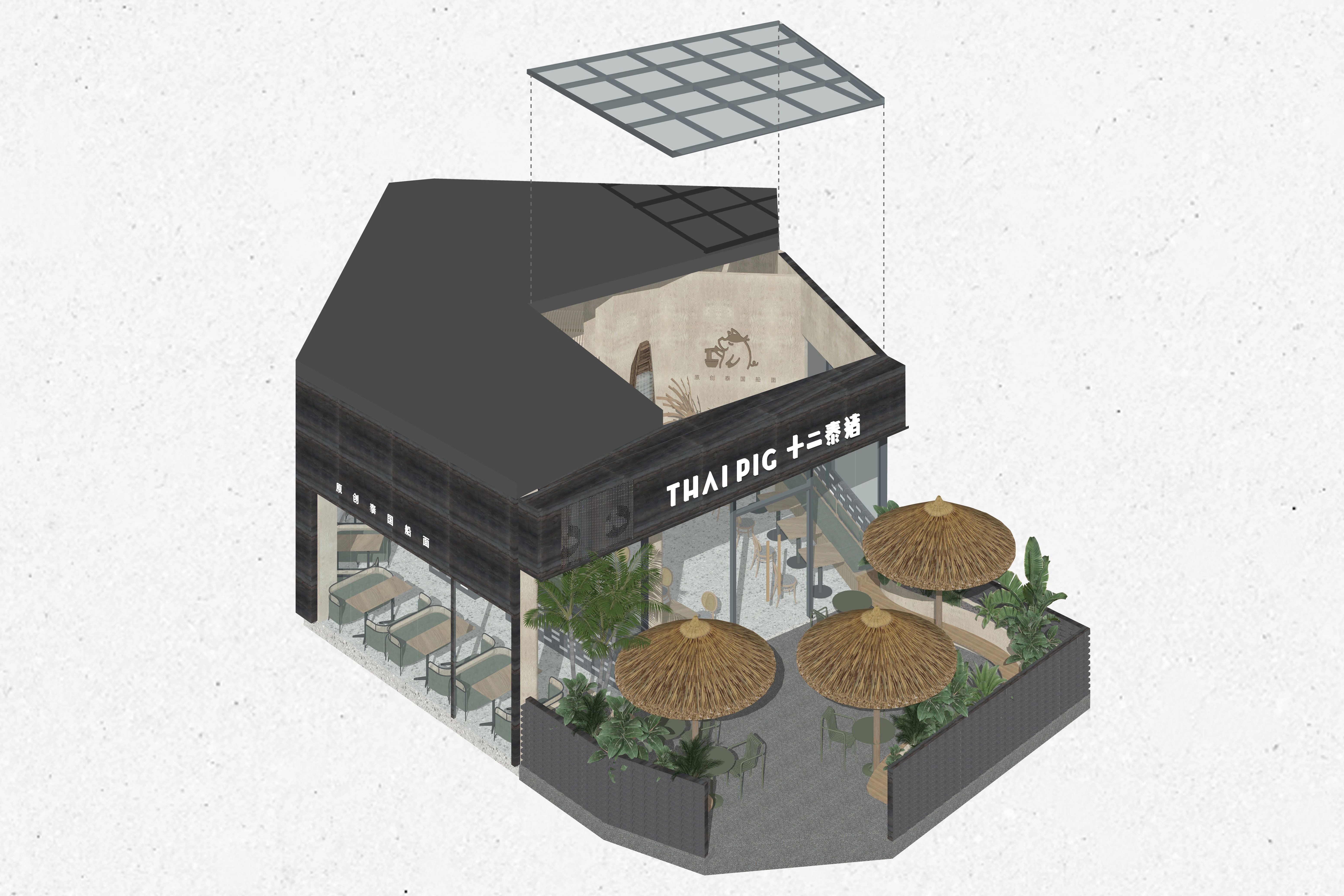 十二泰猪·星马泰料理品牌店丨中国清远丨梵山构造设计事务所-2