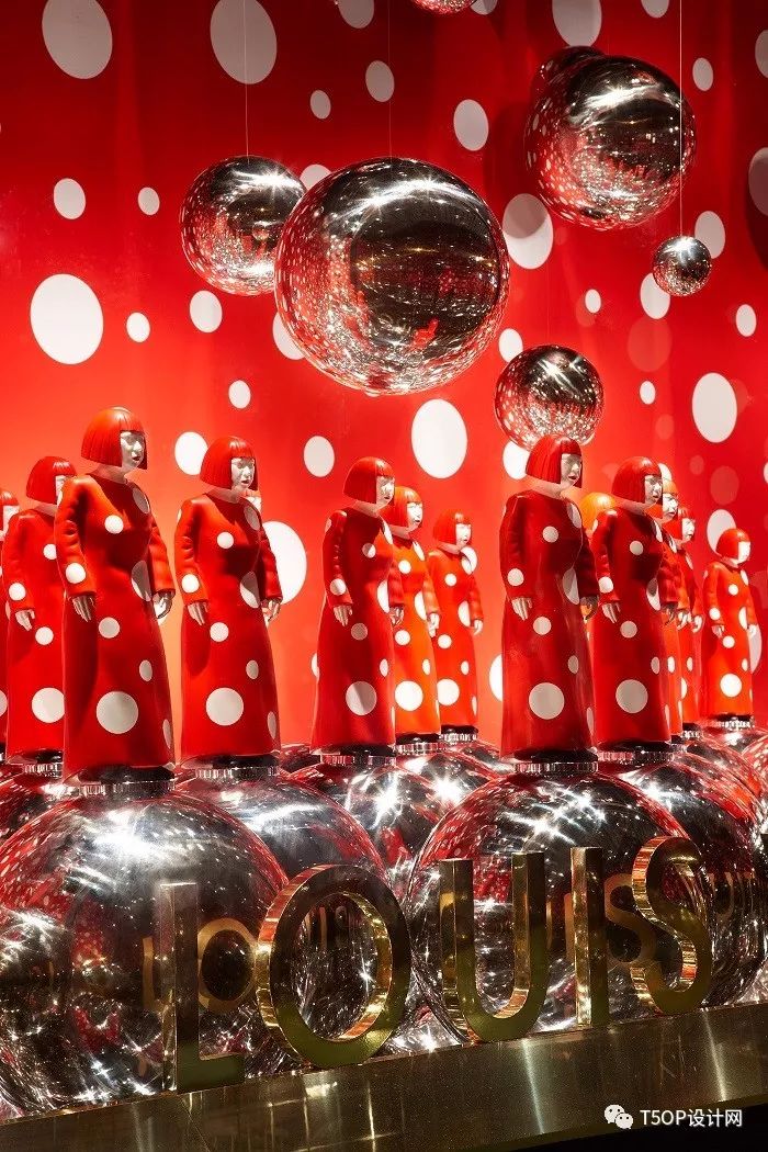 YAYOI KUSAMA设计Louis Vuitton纽约旗舰店橱窗-10