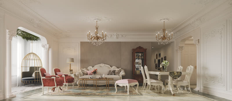 瑞仕花园欧式风室内设计-7