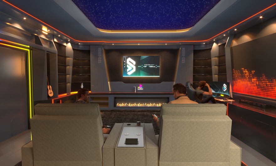 豪华娱乐室设计-7