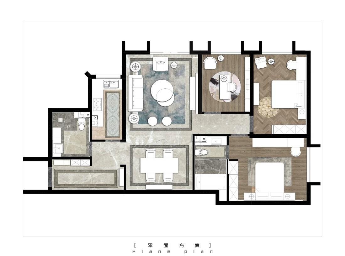 MDE 空间设计打造轻奢卧室，营造舒适生活氛围-8