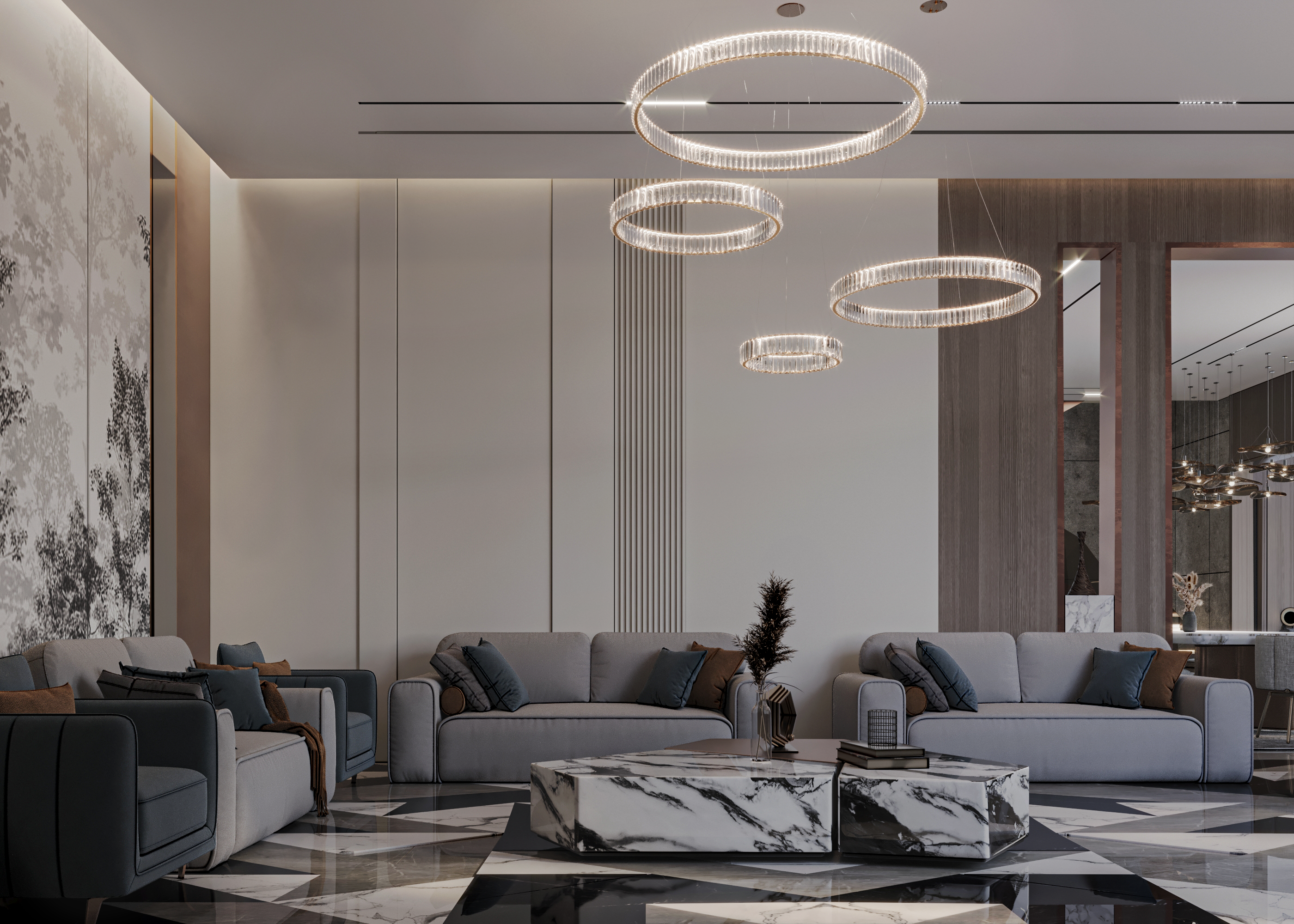 现代室内别墅丨Hassna Hassan-10