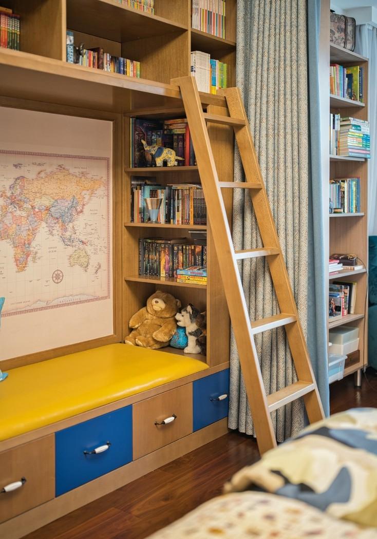 美式家居典范 | 原木浪漫,三客厅设计-43