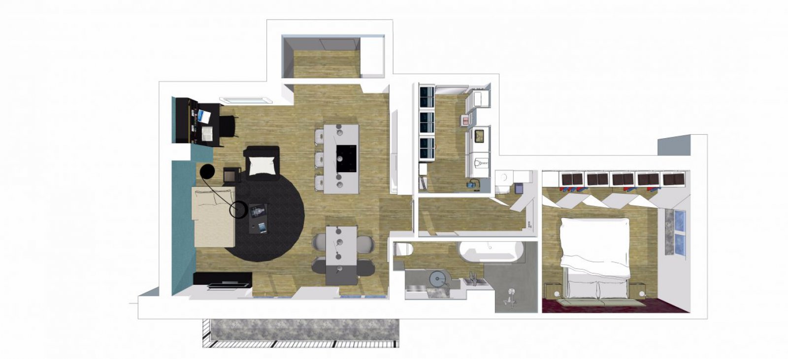 意大利现代感公寓设计  GRAF+BÄDER-6