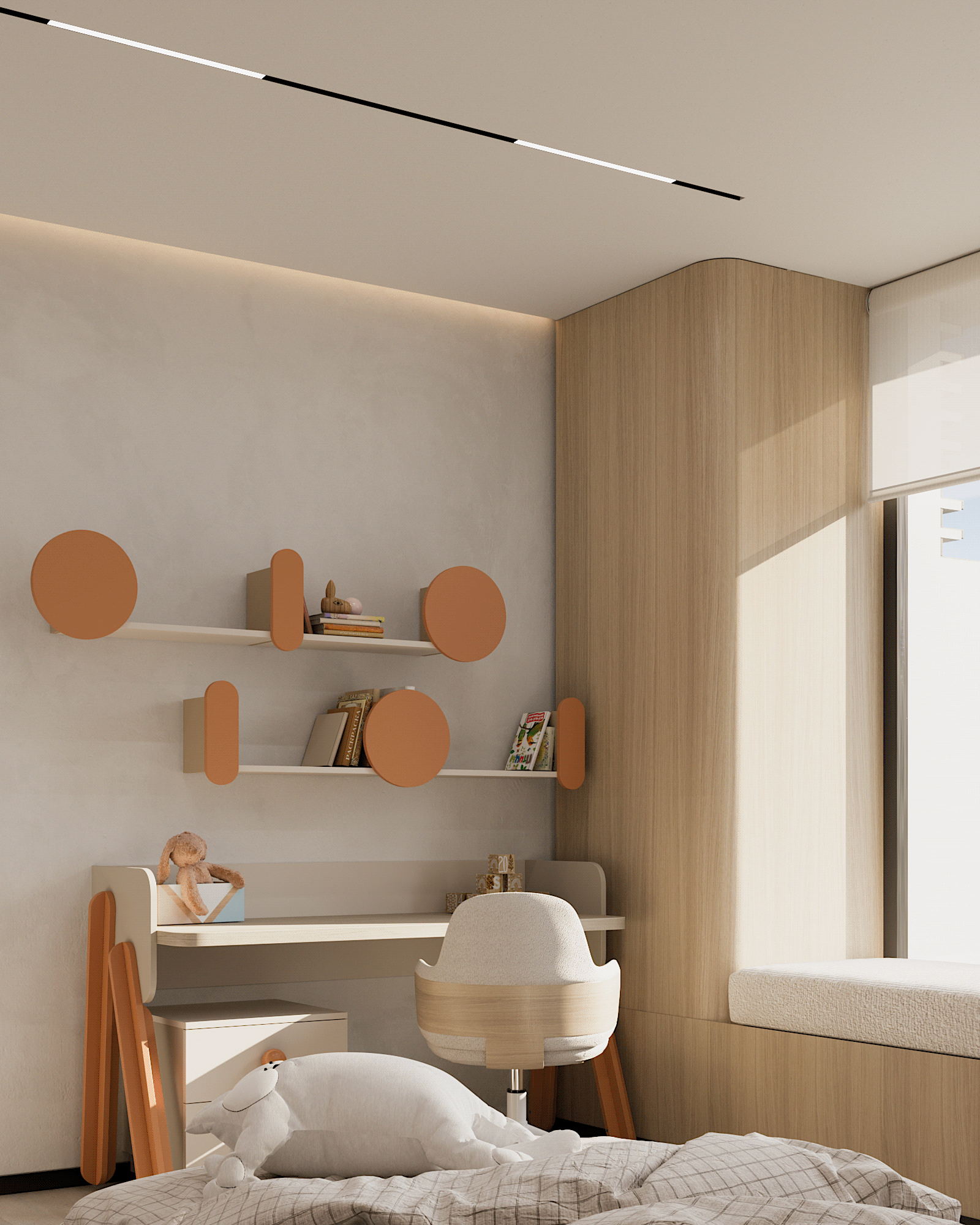 165㎡原木与灰色 打造出超精致的住宅-21