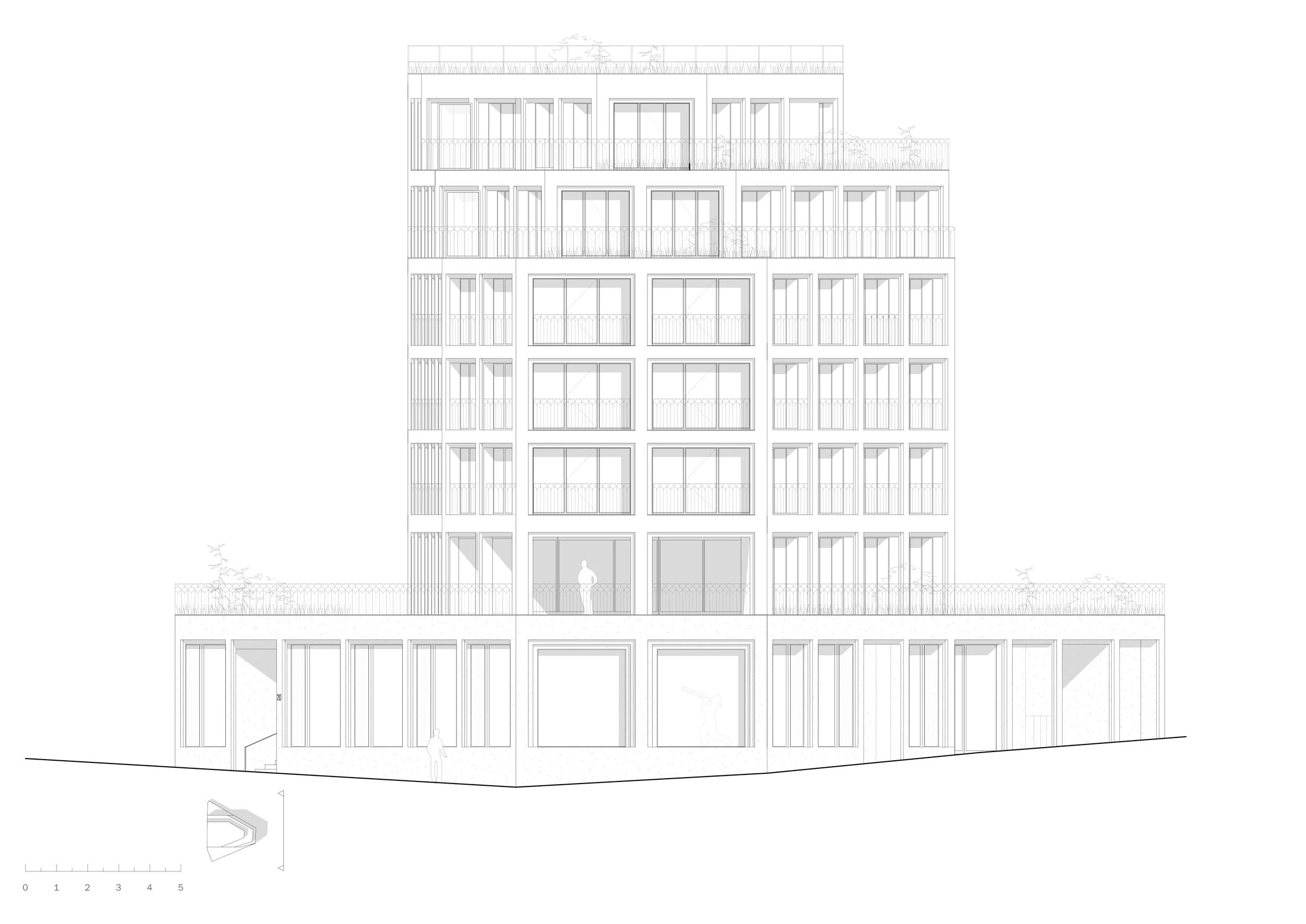 Rue Dareau 建筑丨法国巴黎丨Avenier Cornejo architectes-48