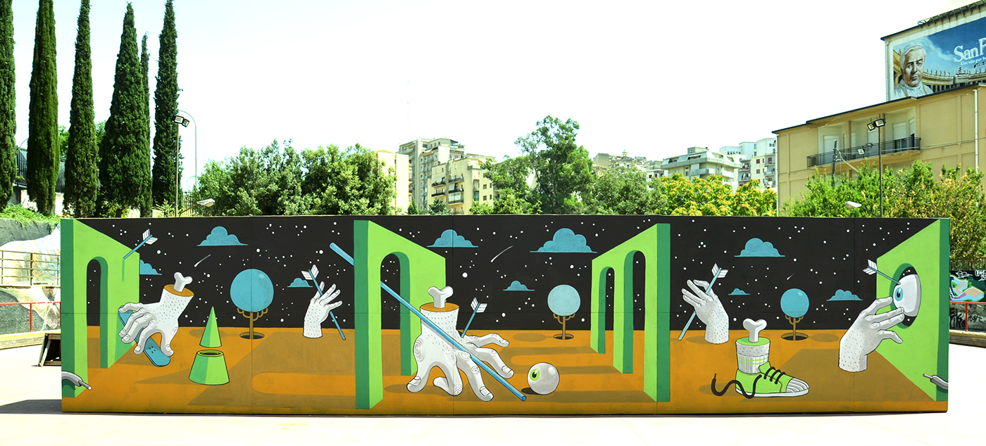 神秘幻境——意大利 Caltanissetta 滑板公园-0