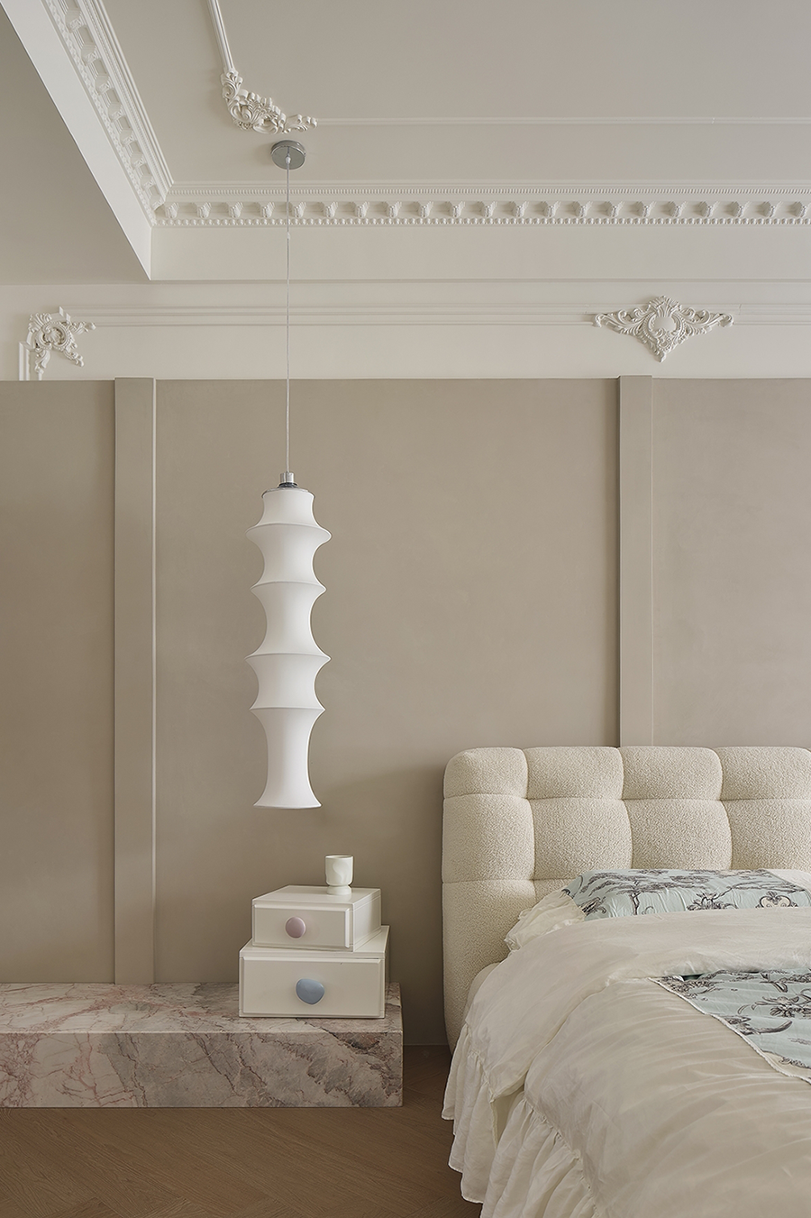 极简奶油风,多巴胺配色,治愈系的家丨無一內建筑设计,成都宏福樘设计-30