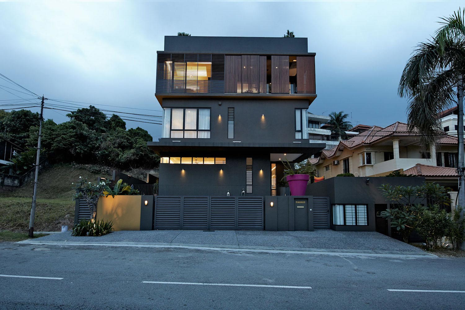 吉隆坡现代方形别墅设计-30