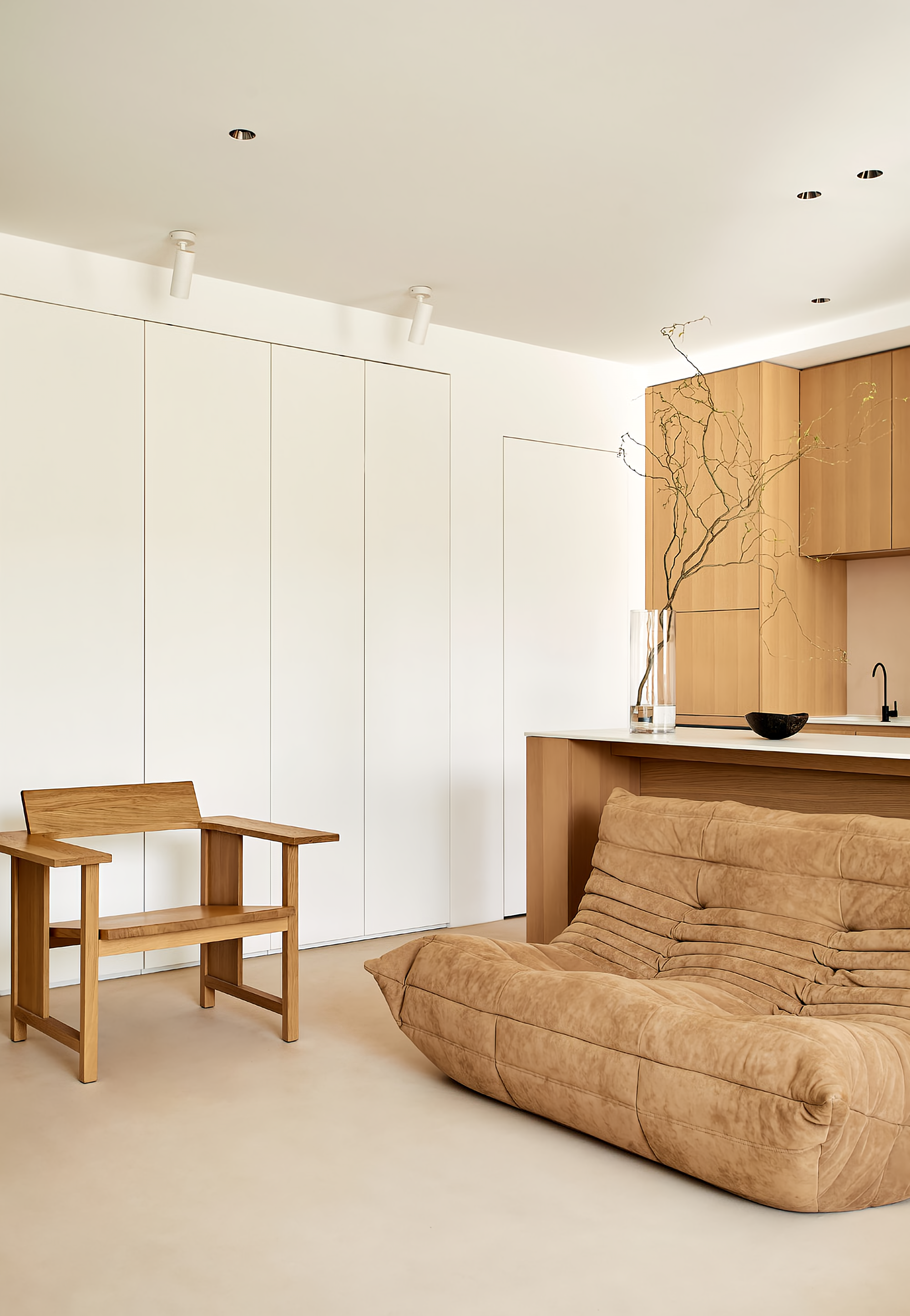 干净的橡木极简之家丨中国北京丨NOTHING DESIGN-8