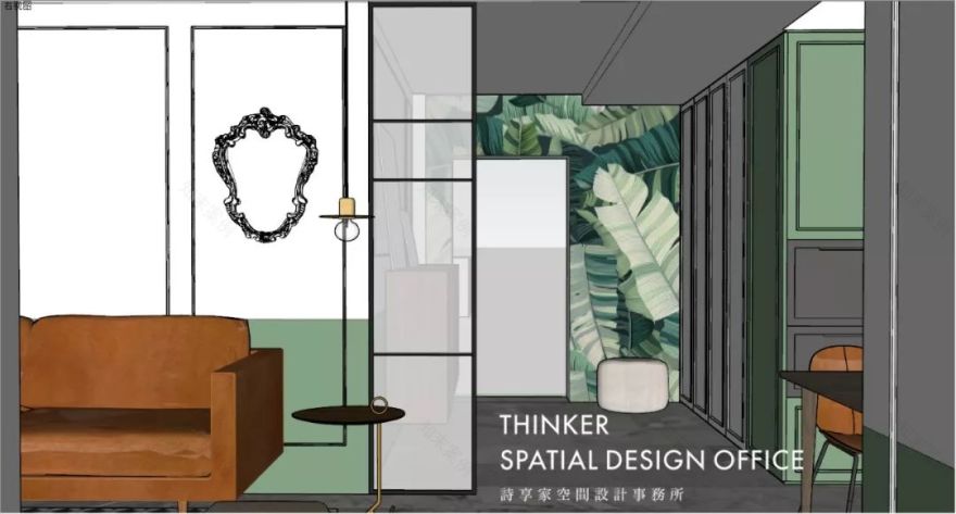 轻奢复古绿,银泰御华园的精致生活-31