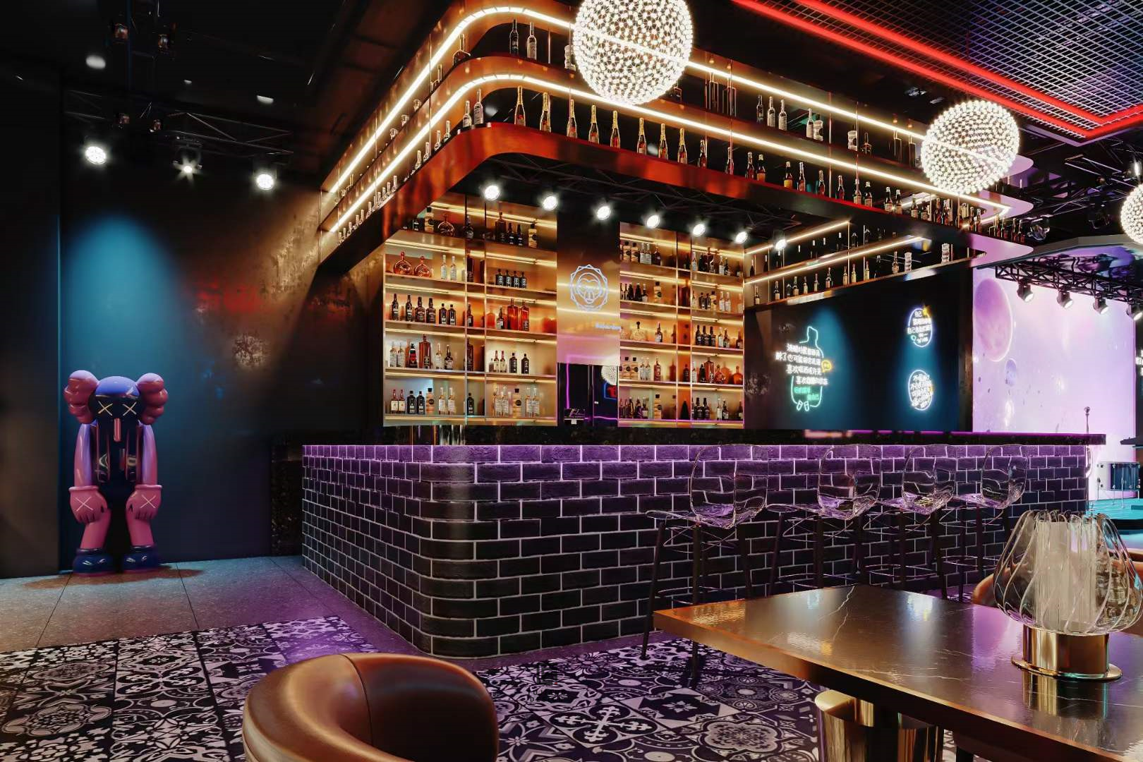 工装小酒馆设计案例｜一杯敬明天，一杯敬过往-2