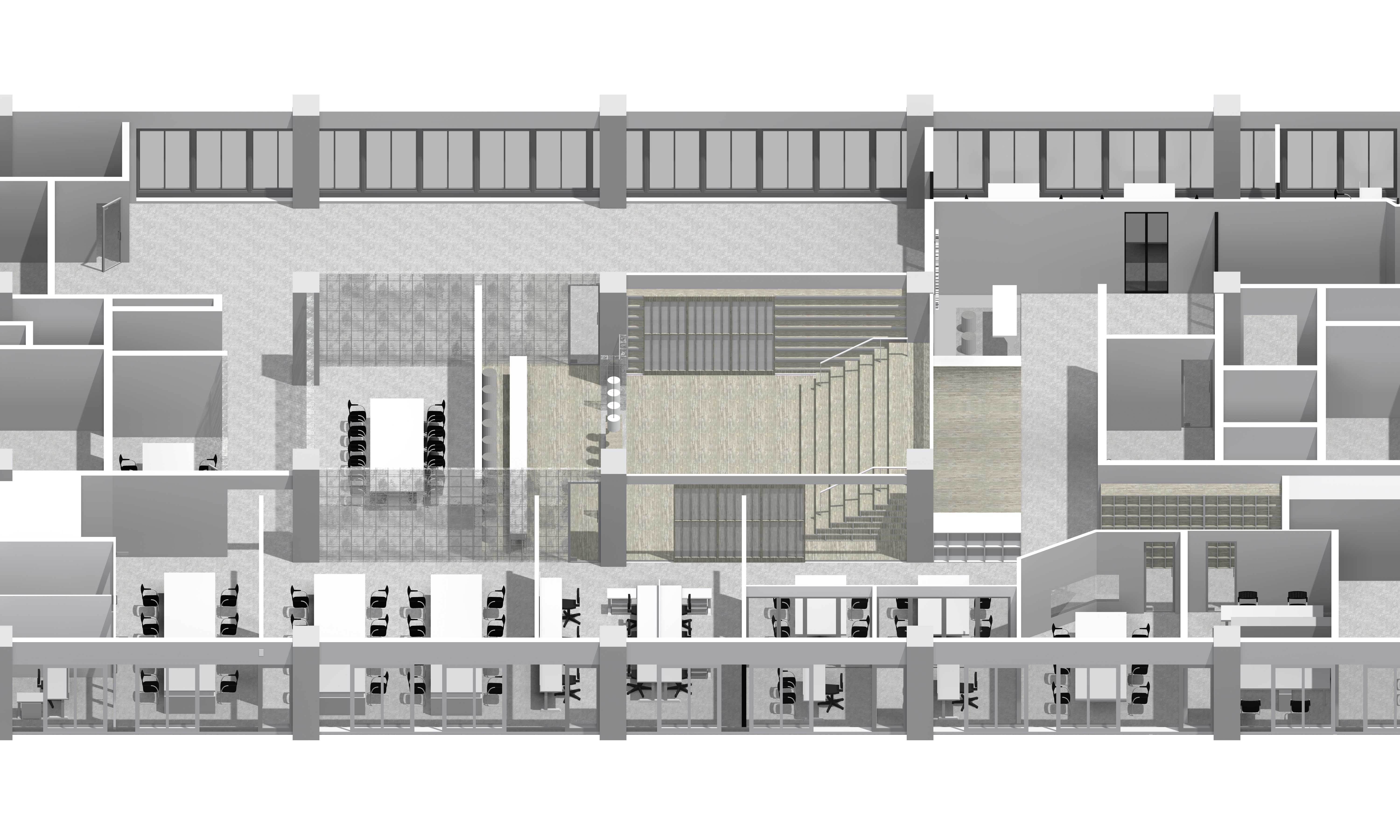 郦文曦建筑事务所打造的游戏公司办公室空间设计-68
