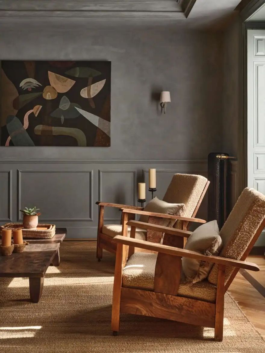 马德里250㎡私宅:复古与现代的瓷砖狂想曲-4