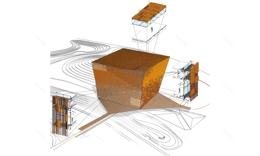 新北市美术馆设计竞赛方案丨中国台湾丨LTL Architects-6