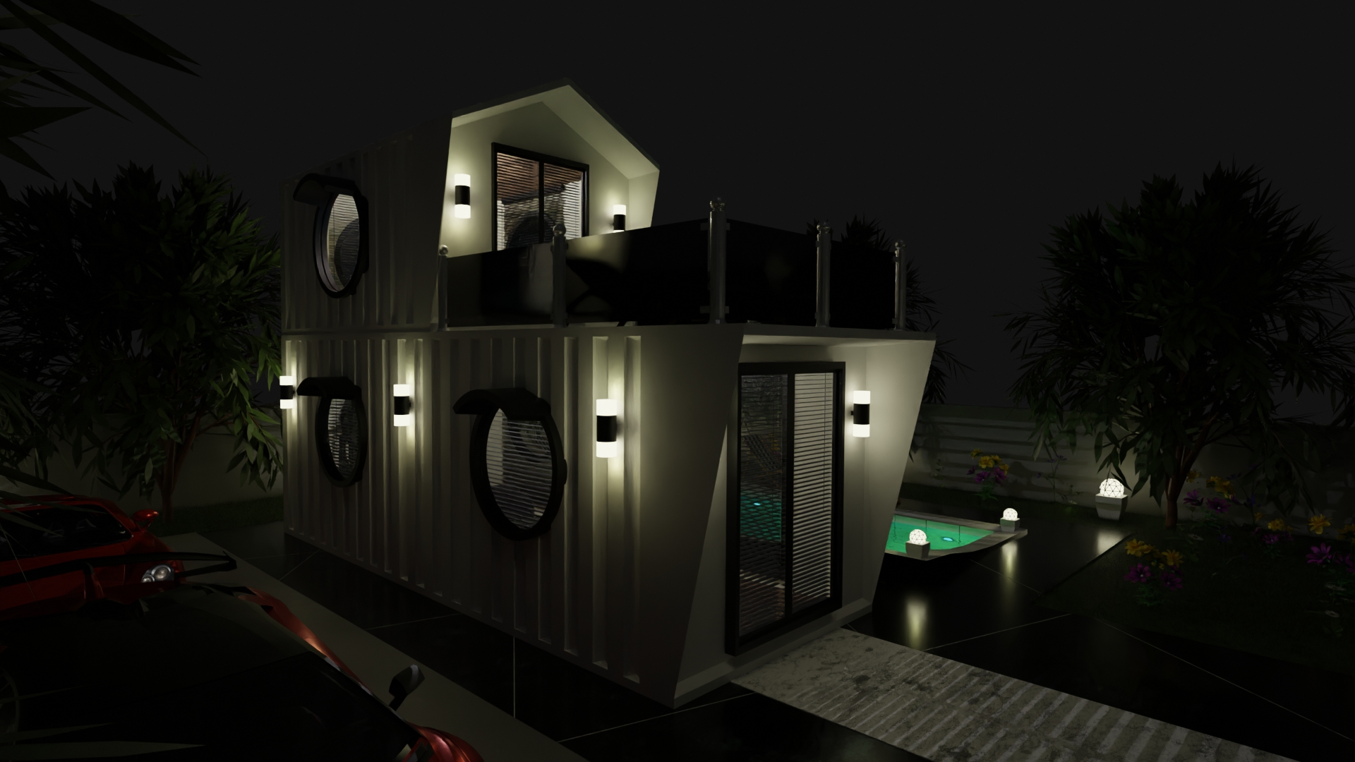 Container House & Landscape Design-3