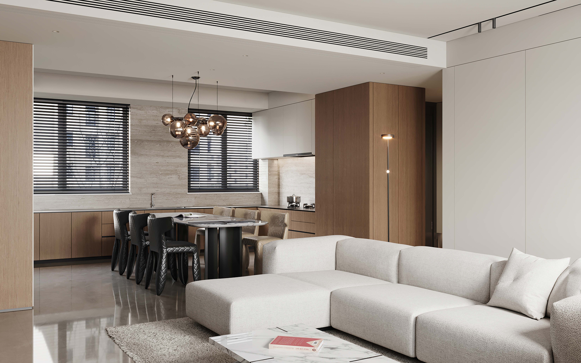 温州 170㎡极简平层丨中国温州丨魔戏空间设计-16