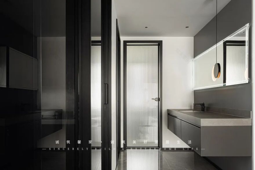 南京龙湖·春江郦城 160㎡现代极简艺术空间丨中国南京丨诚筑馨家·南京-24