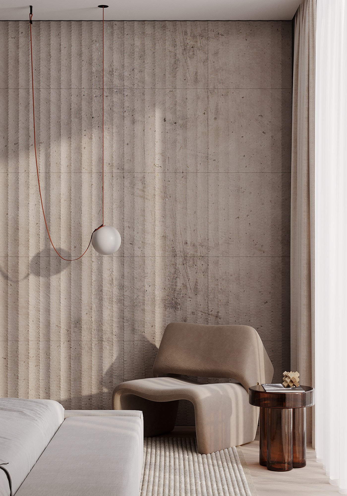 中性色系住宅设计 超有氛围感！-20