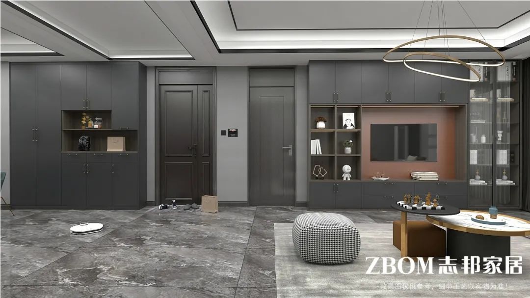 现代轻奢风三口之家室内设计丨中国赤峰丨刘国琦-44