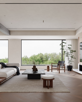 原木风格效果图