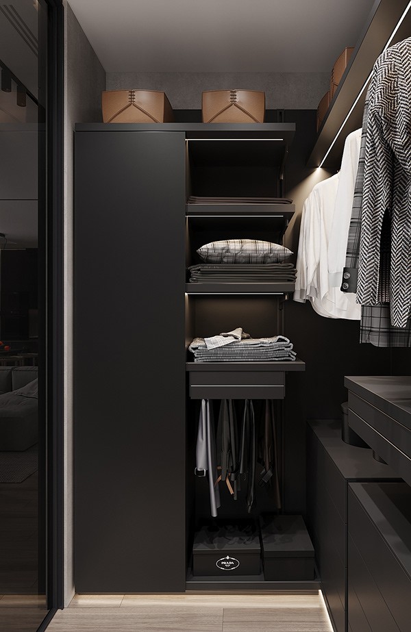 高级灰色系公寓设计 超舒适-26