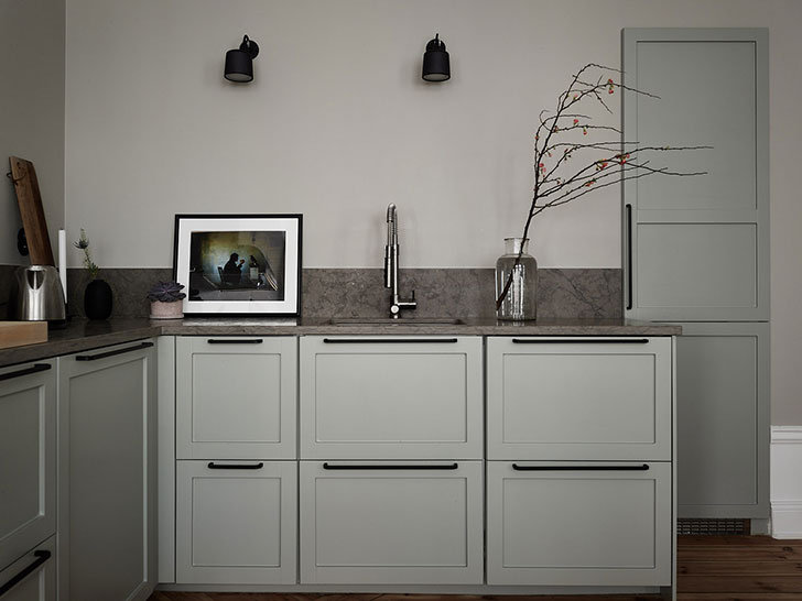 斯德哥尔摩 87 平米艺术气息浓郁的复古家居设计-11