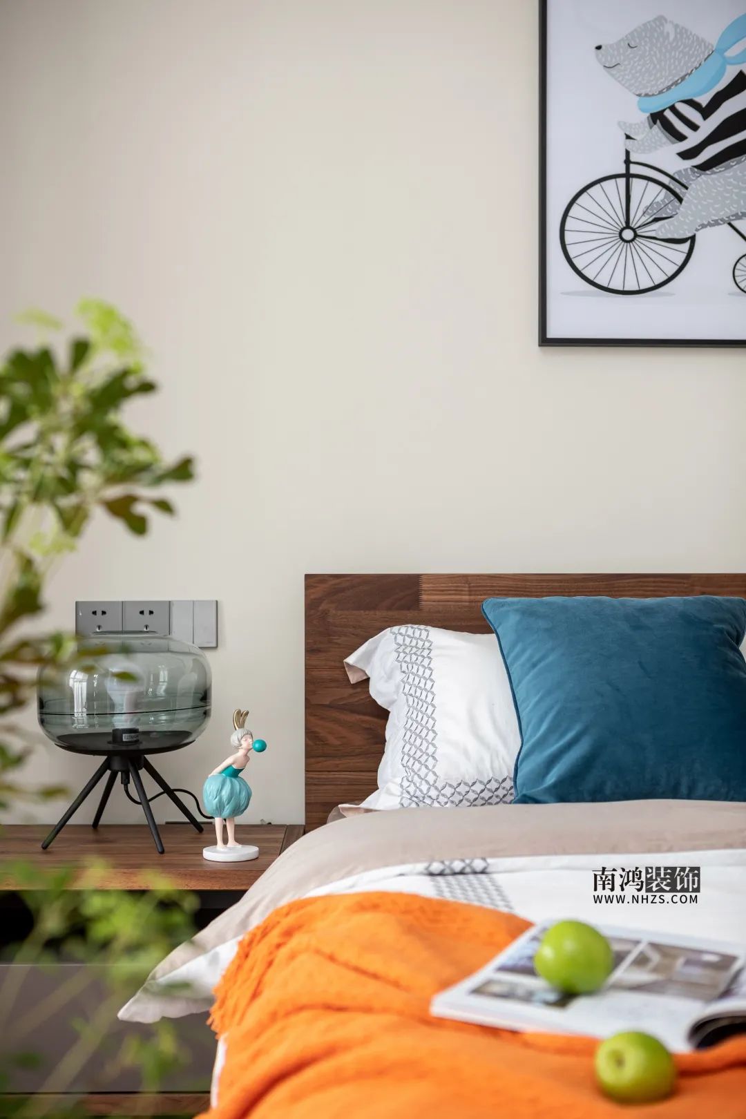 天一家园现代风格胡桃木家居设计丨浙江南鸿装饰-11