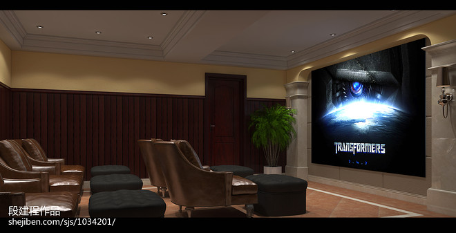 下沙龙湖滟澜山35万元550平米别墅豪宅装修案例-11