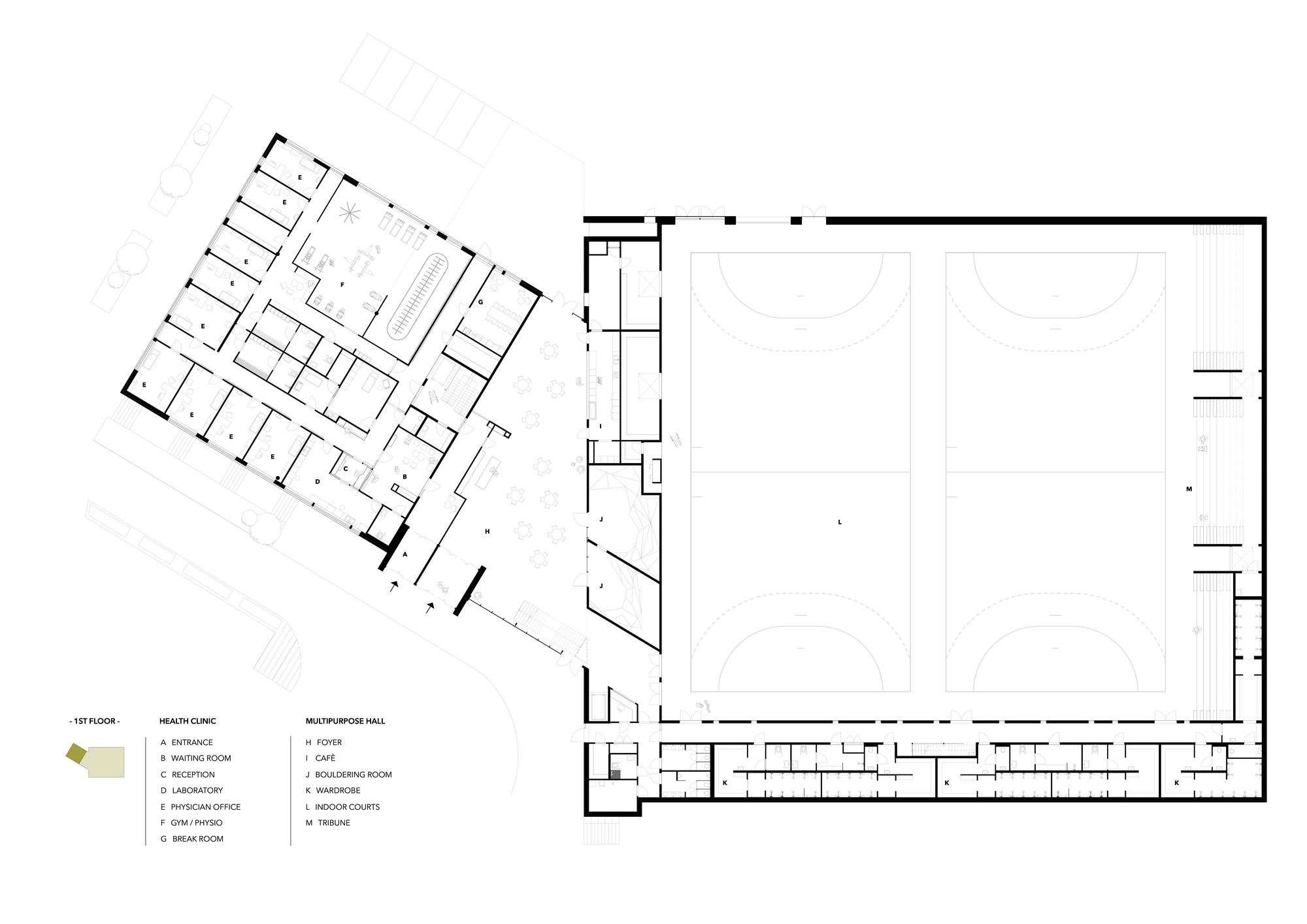 Bjerkreimshallen 多功能厅丨挪威丨Arkitektkontoret Vest AS-16