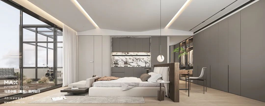 襄阳马思设计 | 200m²顶复意式极简，低调又高级-34