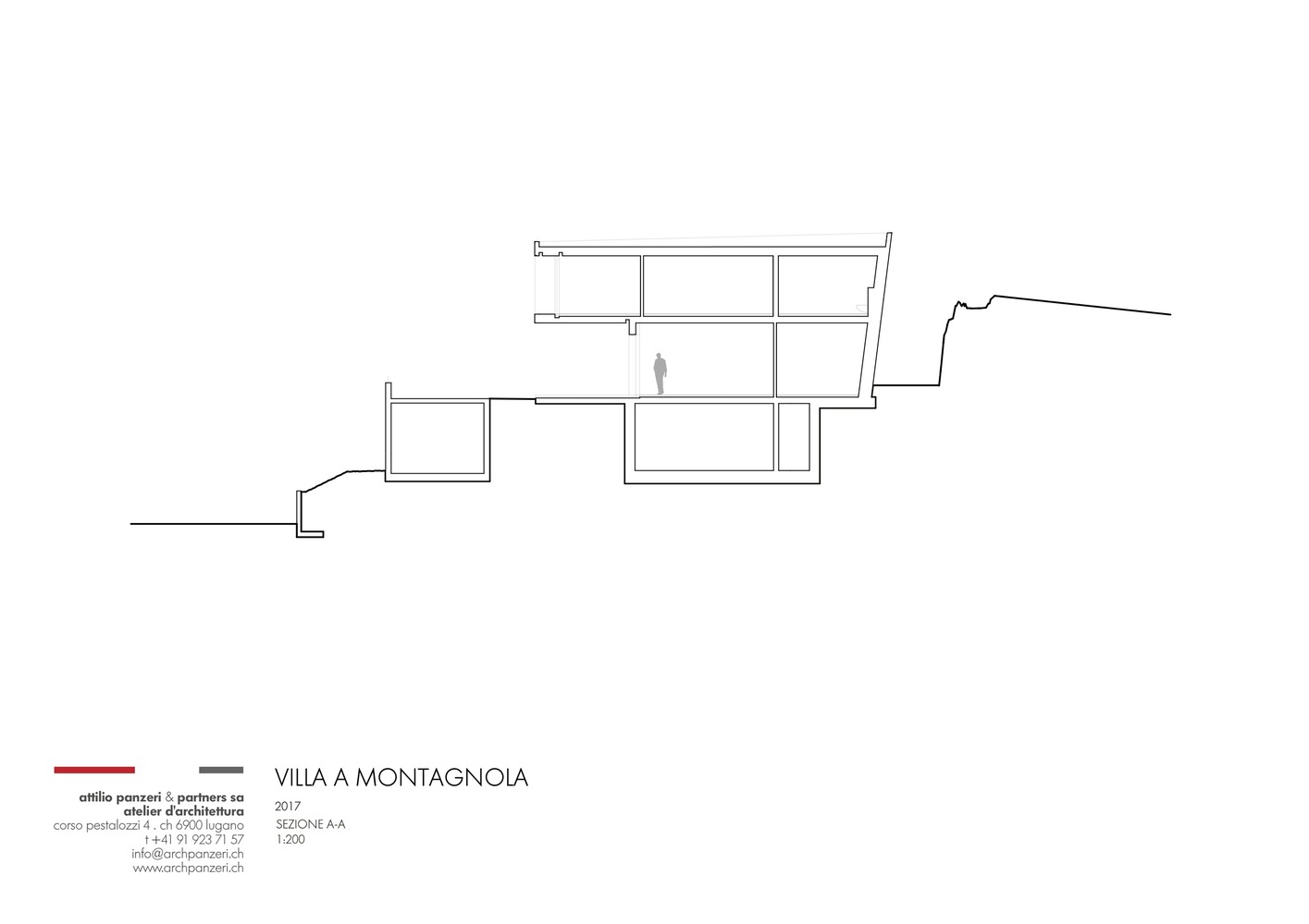瑞士卢加诺湖畔岩石别墅-70