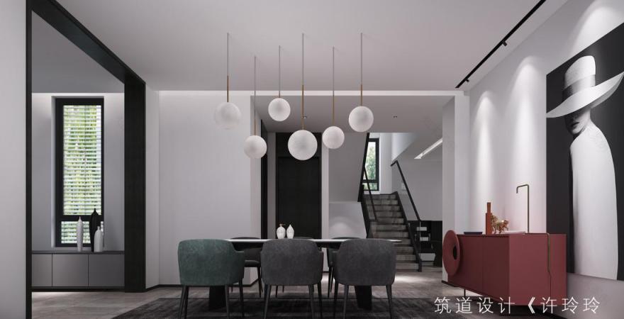 极简黑白灰,演绎现代艺术空间-13