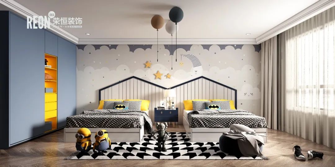 荣恒装饰 | 富力·湖州壹号 300㎡ 美式轻奢【破晓】-39