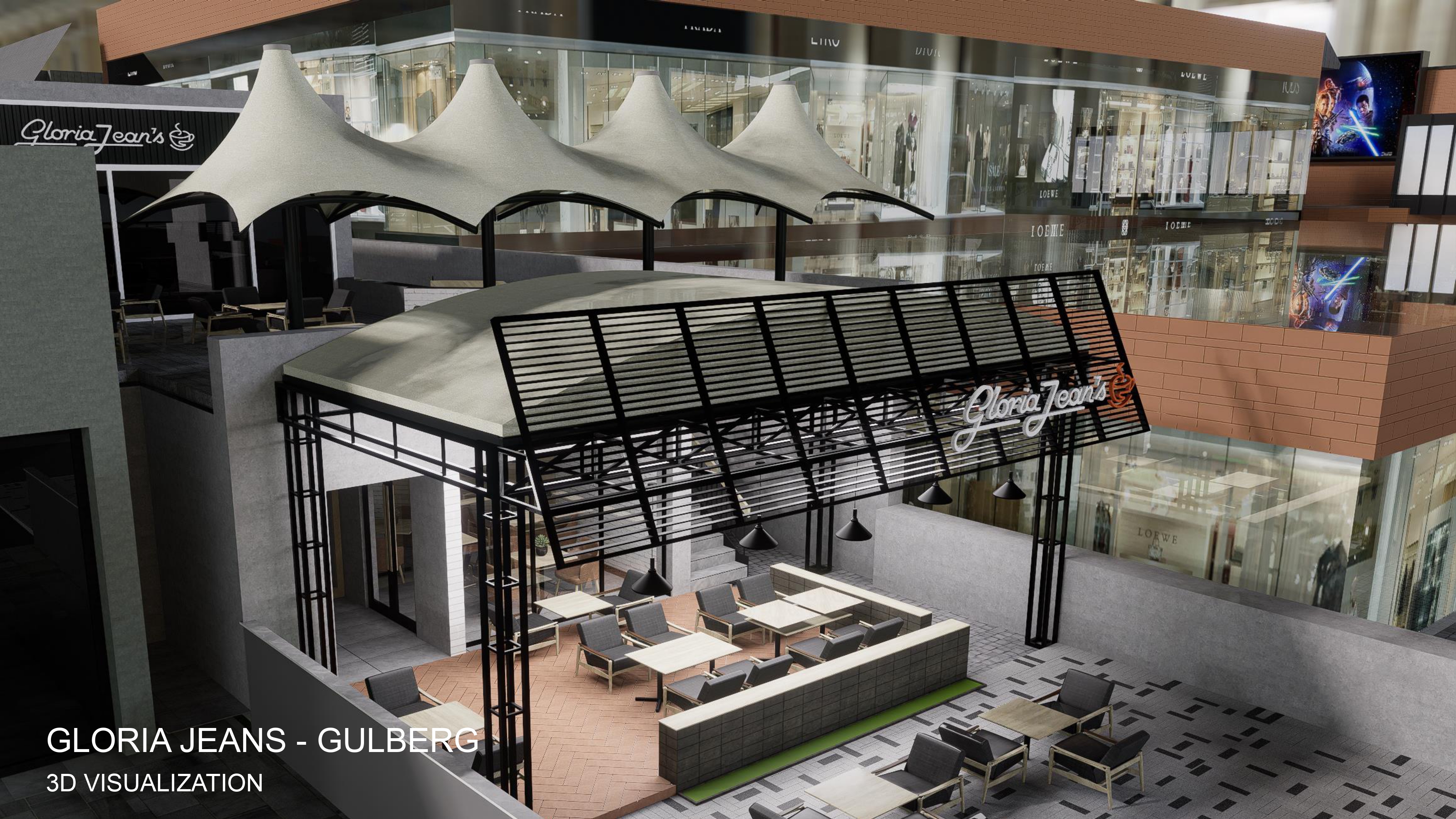 Exterior Design of Gloria Jeans | Coffee Place-3