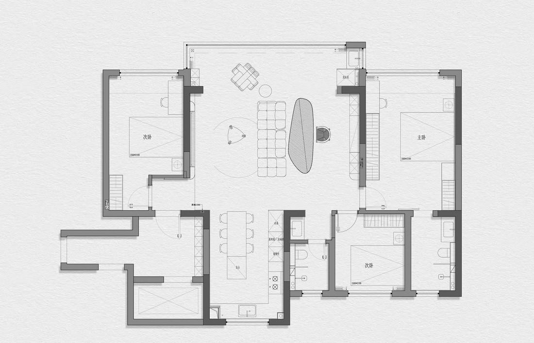 留白·实景｜与生活随心相处丨中国芜湖丨留白屿下空间建筑-41