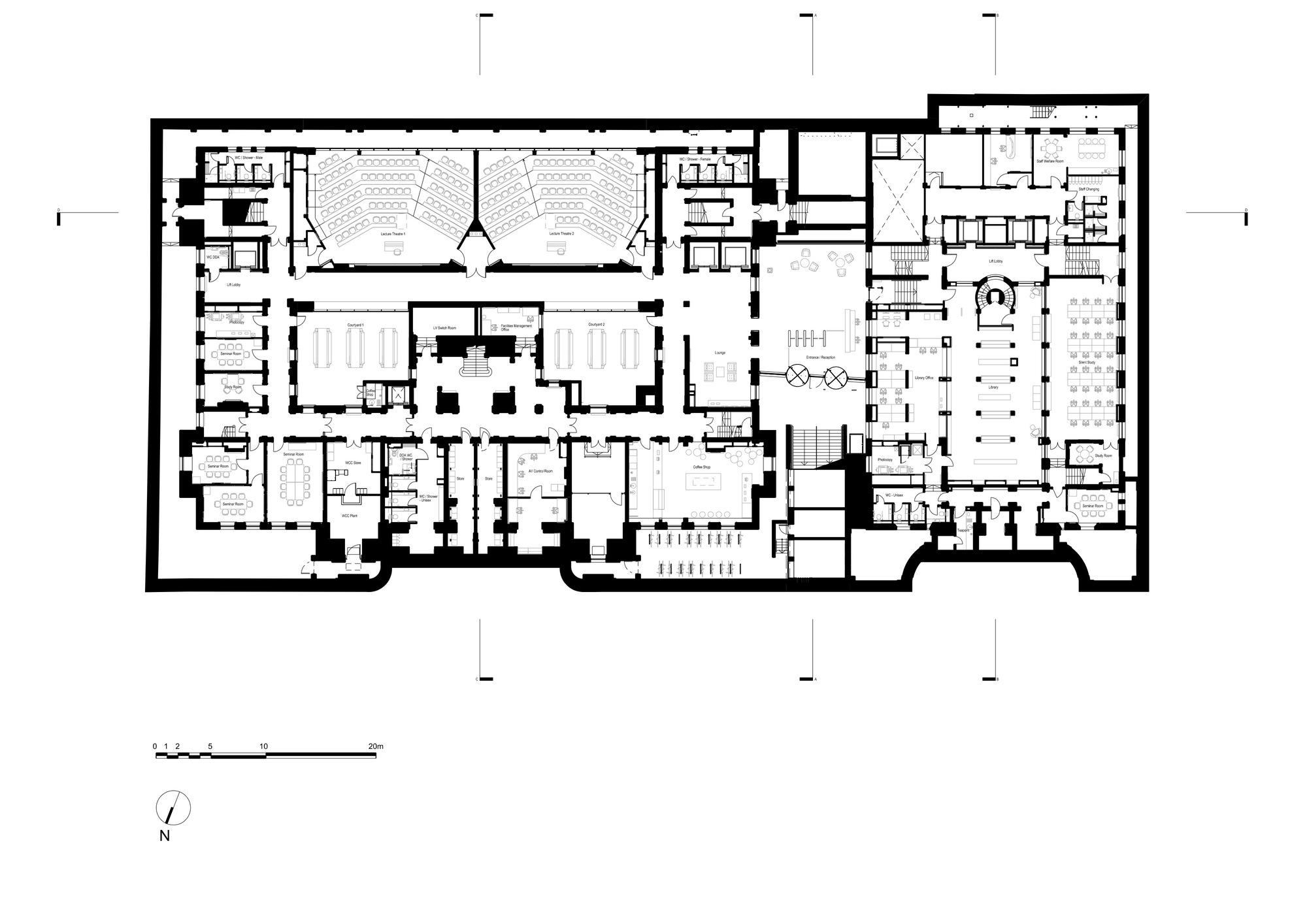 伦敦商学院 Sammy Ofer 中心,旧市政厅的现代新生-34