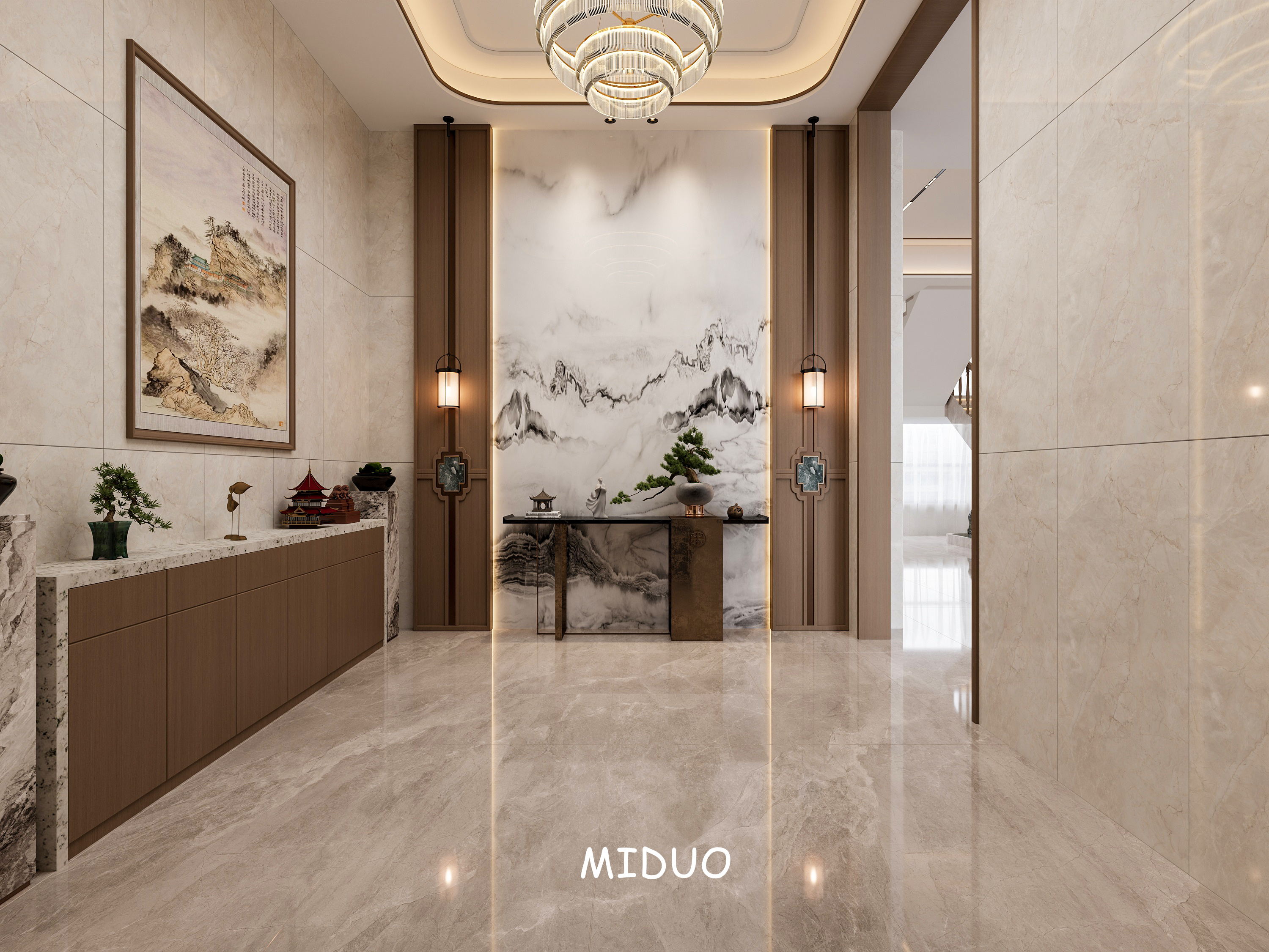 别墅，年轻人也会喜欢的新中式！-8