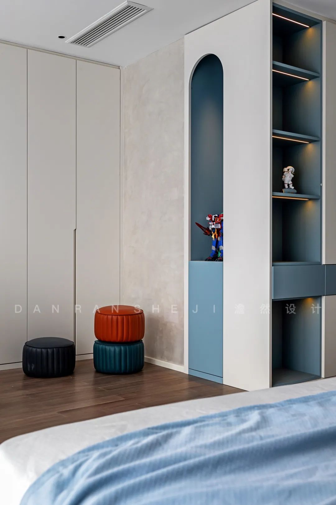 重庆舜山府现代雅奢住宅丨中国重庆丨澹然设计,橙色软装-62