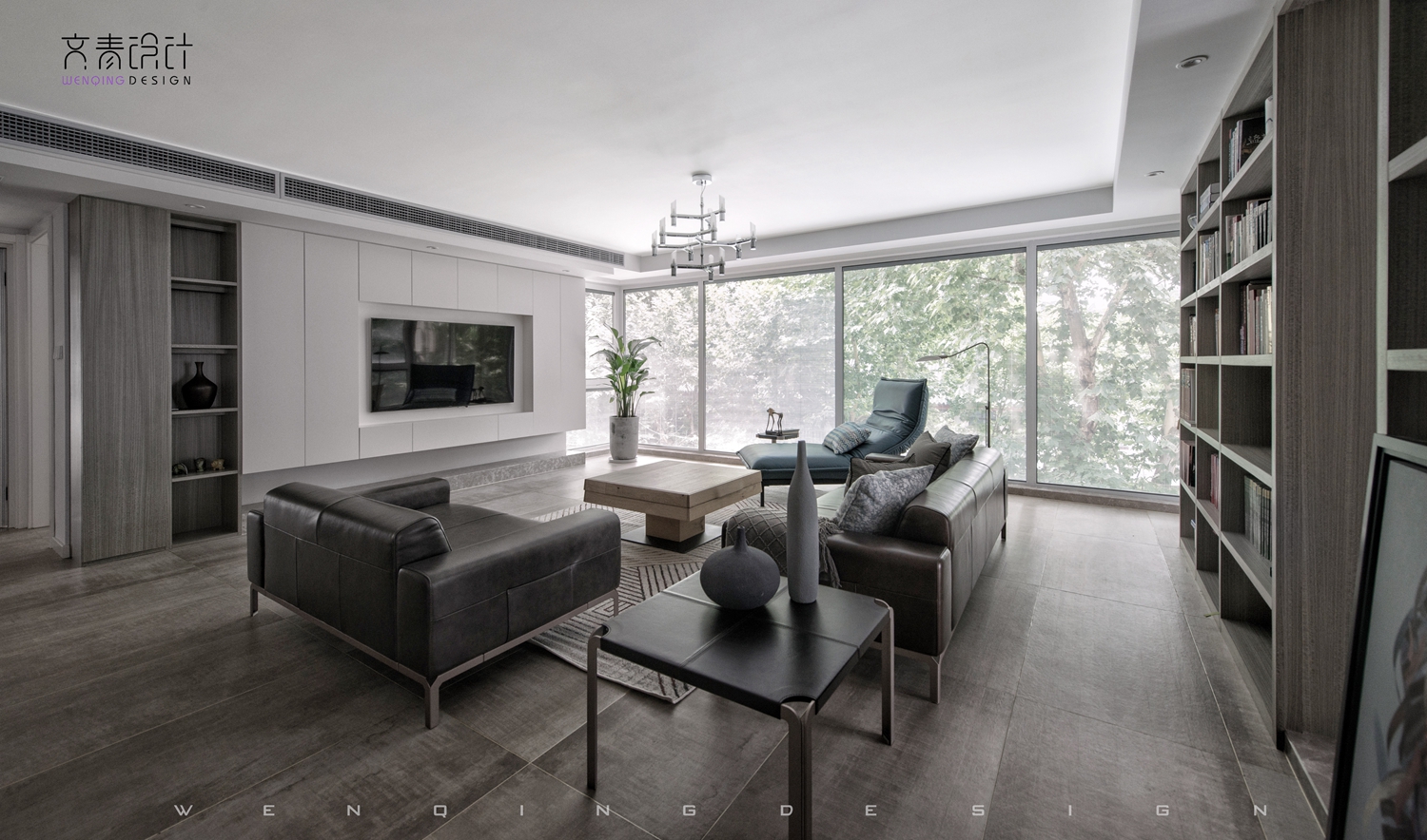 文青设计新作--《吴山·隐》杭城modern concise house-40