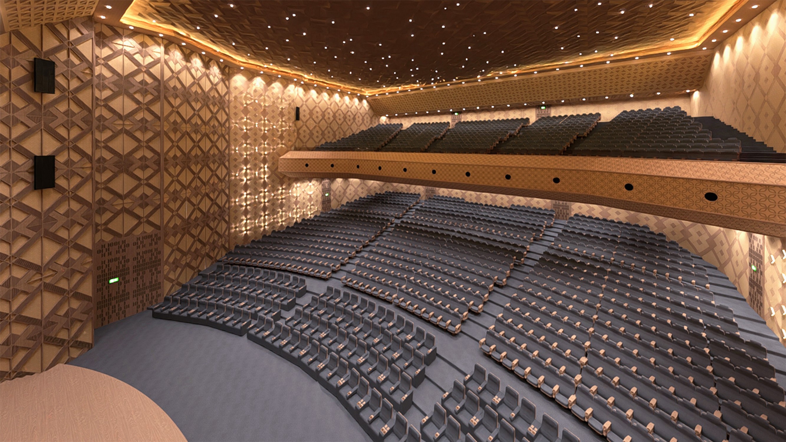 Theatre Interior Design in KSA - GRAND AUDITORIUM-6