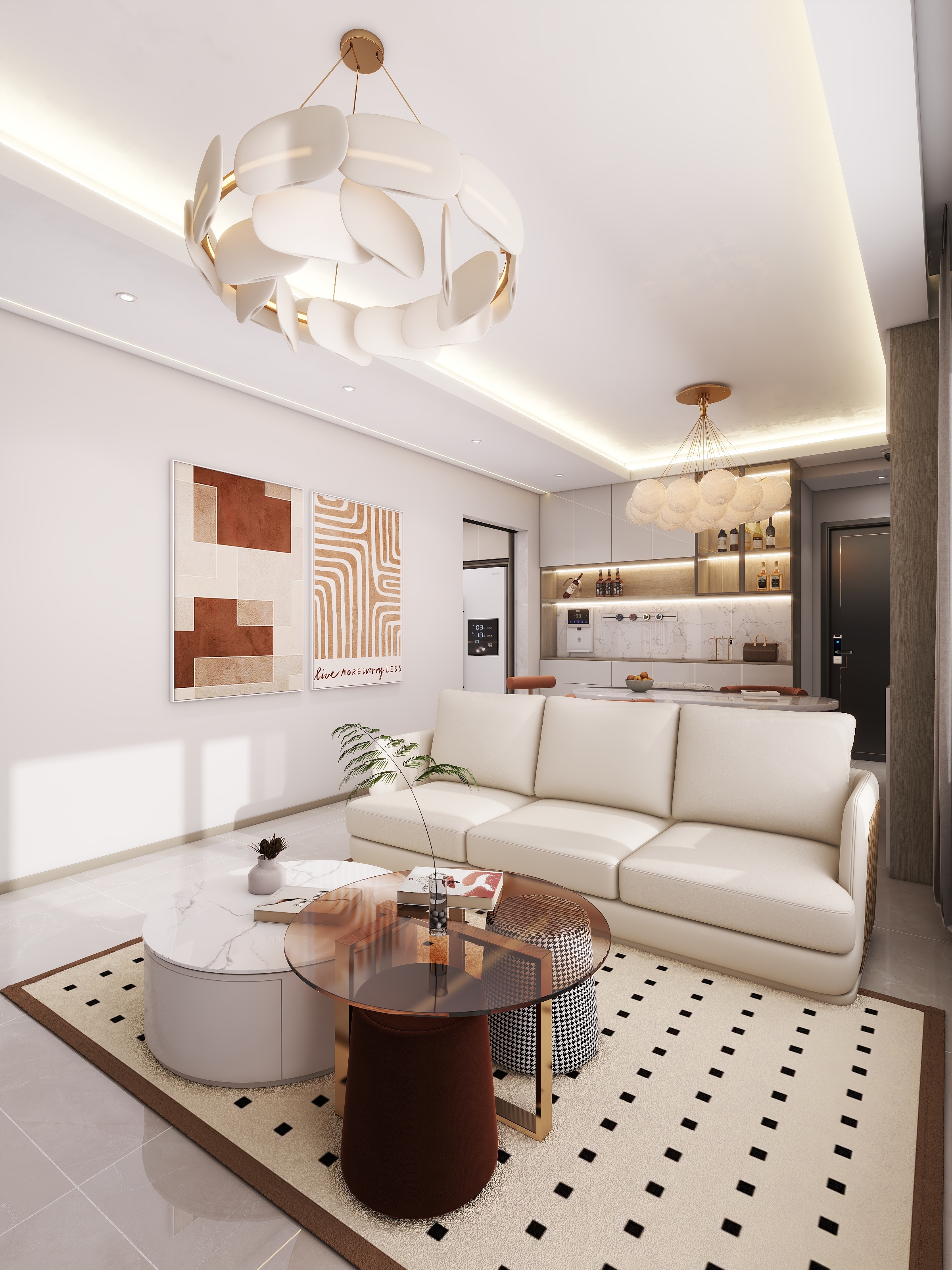 四川成都香瑞楠府（95平方现代简约三居室）-11