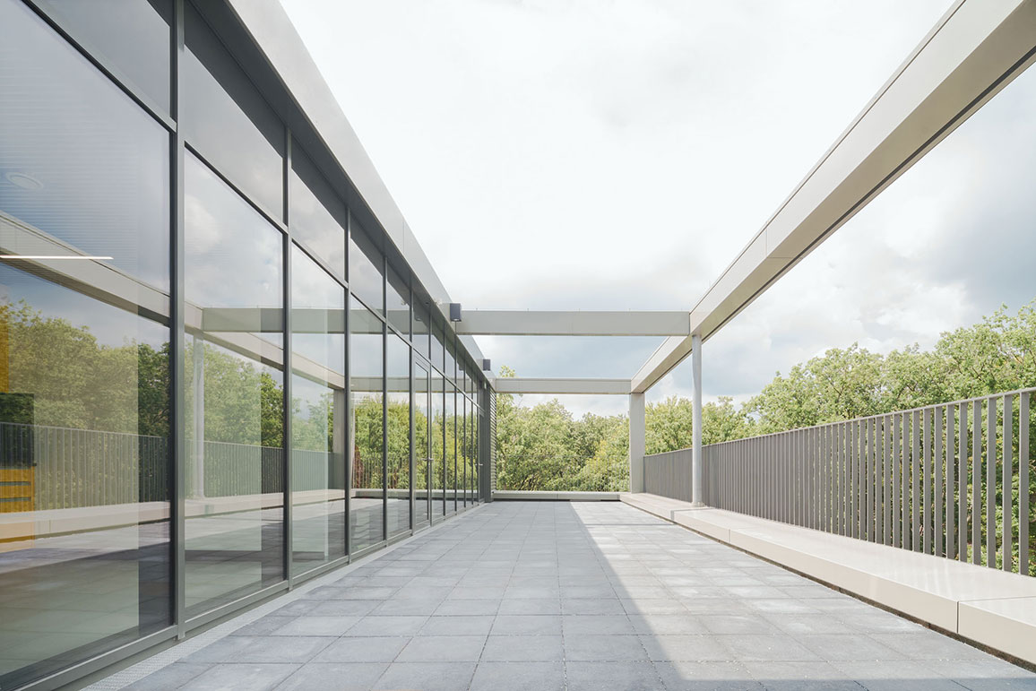 Helmholtz-Zentrum Potsdam, Deutsches GeoForschungsZentrum GFZ, Laborgebäude mit Serverraum (GeoBioLab) - hw-13