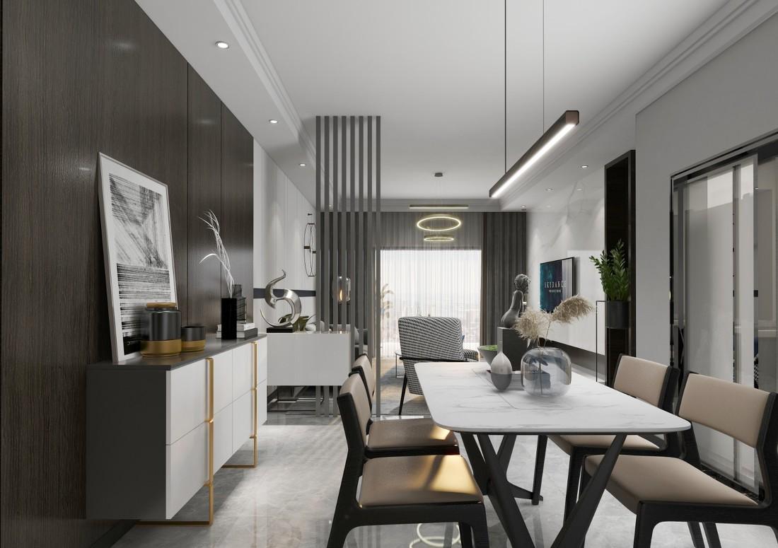 现代轻奢木系家居,品质生活的艺术呈现-7