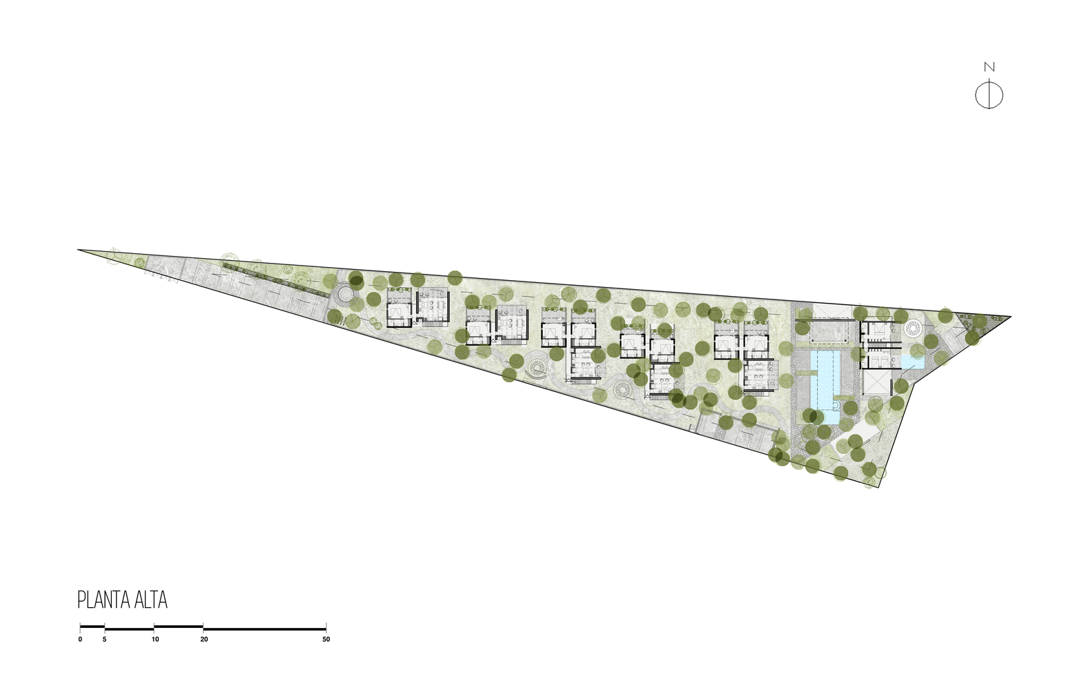 墨西哥雨林中的“Una Vida”有机别墅群-15