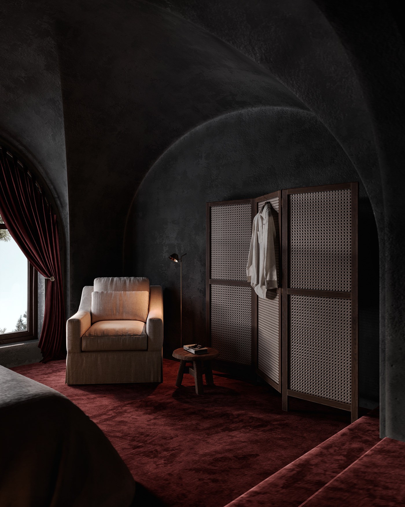 Julia Artukh“深色别墅”概念设计项目-27