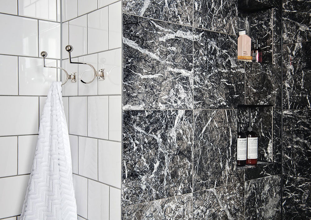 斯德哥尔摩时尚对比风格的美丽公寓-30